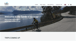 Desktop Screenshot of bikethefjords.com