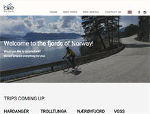 Tablet Screenshot of bikethefjords.com